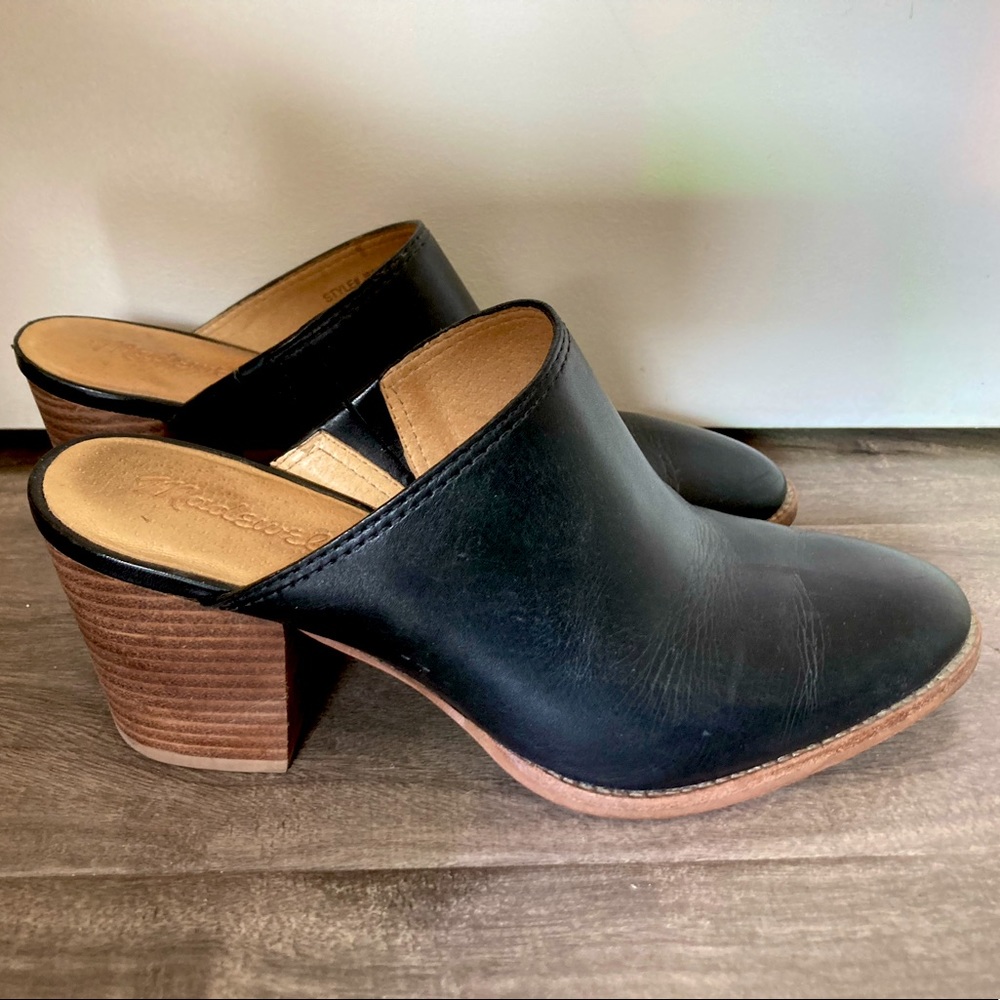 Madewell Harper Mule size 6.5 black